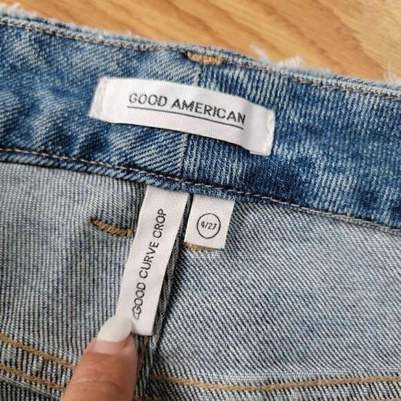 Good American Curve Crop Skinny Jeans 27 - Picture 6 of 9